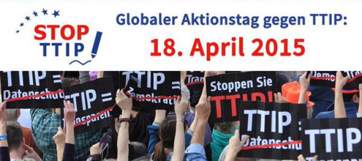 Globaler Aktionstag Stop TTIP