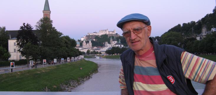 Richard Hörl 2010 vor Salzburger Altstadt (c) Hannes Augustin, Naturschutzbund