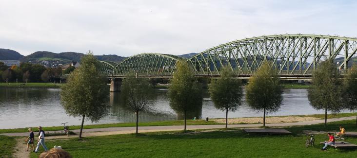 Linzer Eisenbahnbrücke Eisenbahnbrücke in Linz